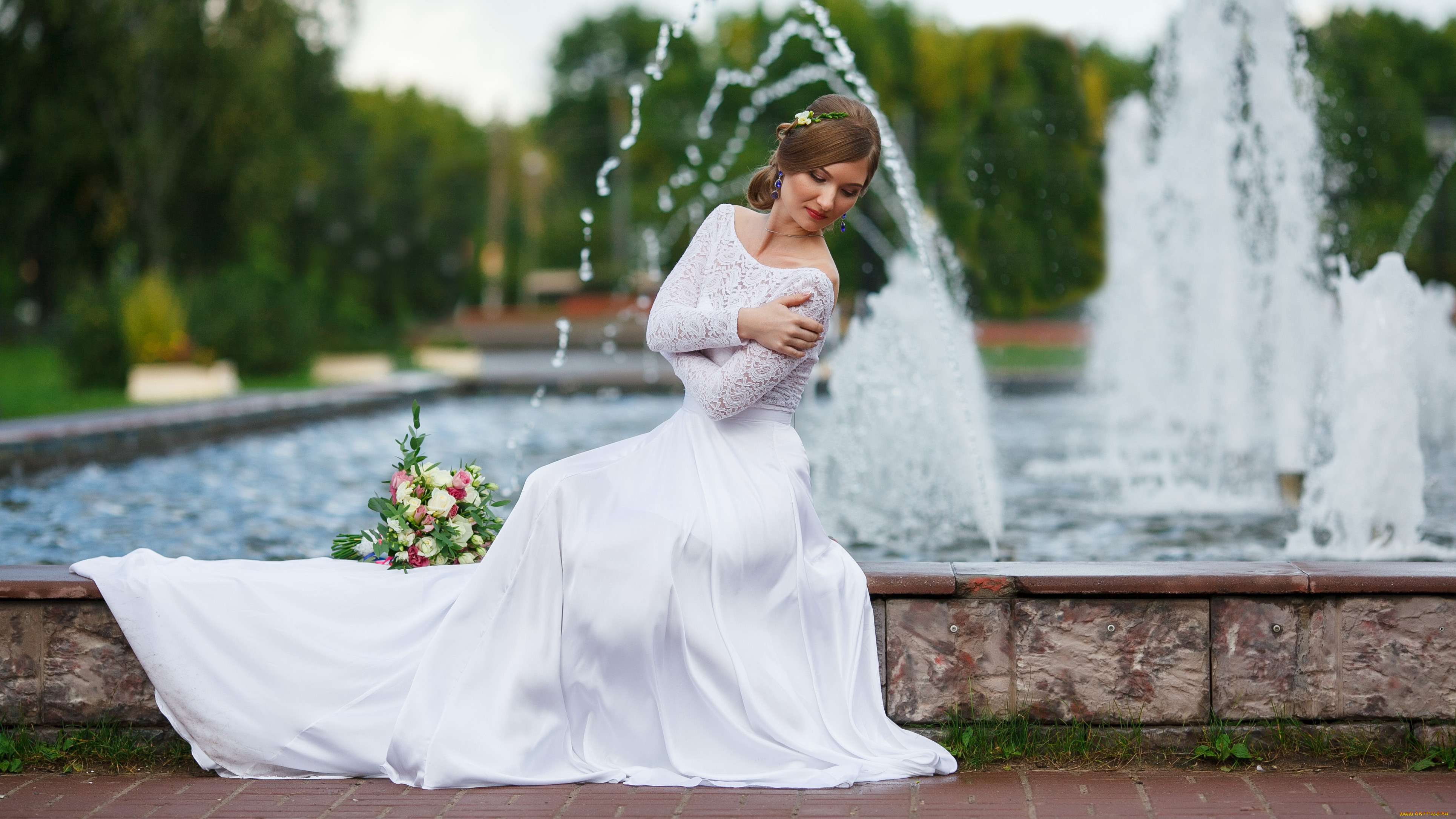 Невеста в фонтане